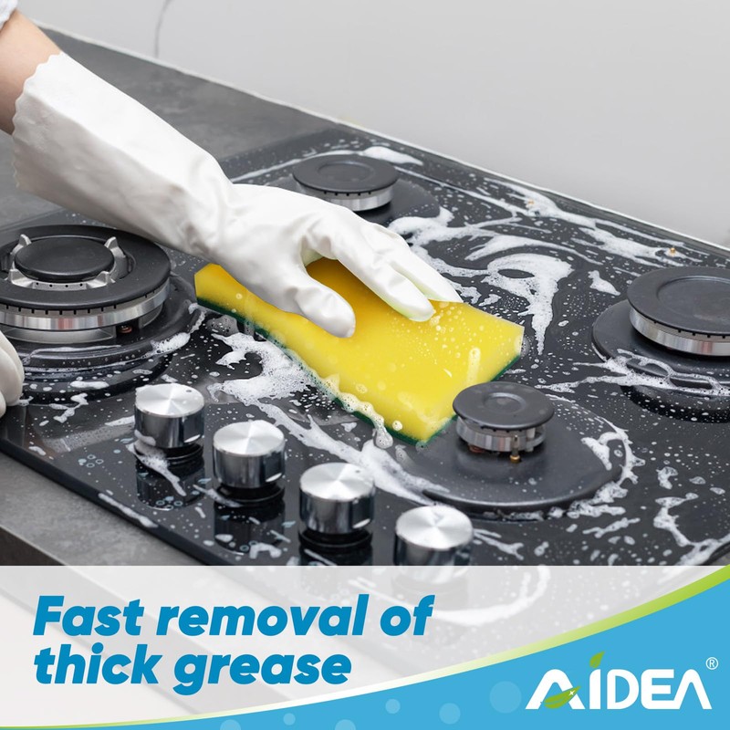 AIDEA Sponges Kitchen, XL Heavy Duty Dish Sponge, Cleaning Dish