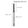 Boxonly Spiral Flute Thread Tap M3 x 0.5mm, for Processing