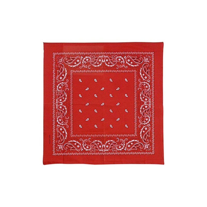 Paisley One Dozen Cowboy Bandanas