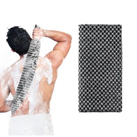 1PCS Exfoliating Body Scrub Towel, Exfoliating Body Scrubber Shower Scrubber for Body, Loofah Exfoliating Towel Scrub Face Wash Body, Unisex Shower Loofah Towel Skin Care Cleaning Tool