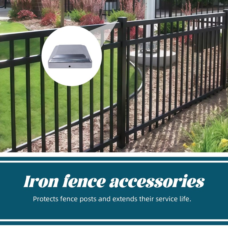 3.1x3.1" Metal Post Caps, 10 Pcs Fence & Deck Post