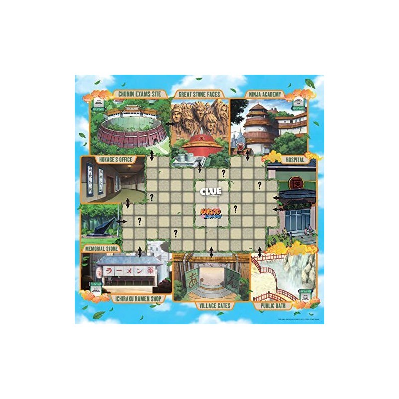 USAOPOLY CLUE: Naruto Edition Board Game