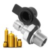 Male Thread CO2 Tank Refill Valve Connector 1/8NPT CO2 Cylinder