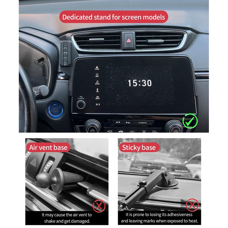 Wireless Charger Car Phone Holder for Honda CRV CR-V 2017-2022