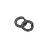 sourcing map M3 Split Lock Washer, 50Pcs Carbon Steel Spring