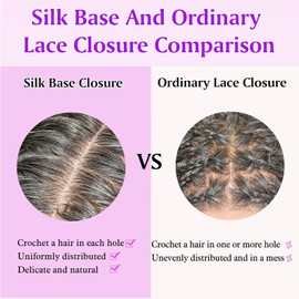 BAOHUKE 10" Salt and Pepper Braided Wig Human Hair Glueless Grey Twist Braided Wig 5x5 Silk Base HD Pre Cut Lace 10inch Short Braided Bob Wig Braided Wig for Black Women