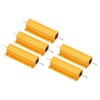 PATIKIL 100W 12 Ohm Aluminum Shell Resistor, 5 Pack Aluminum