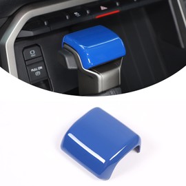 ABS Car Console Gear Gear Shift Knob Head Protection Trim,Shift Gear Protection Trim,Compatible with Toyota Tundra Sequoia 2022-2025+ Tacoma 2024 2025+ Interior Accessories (Blue)