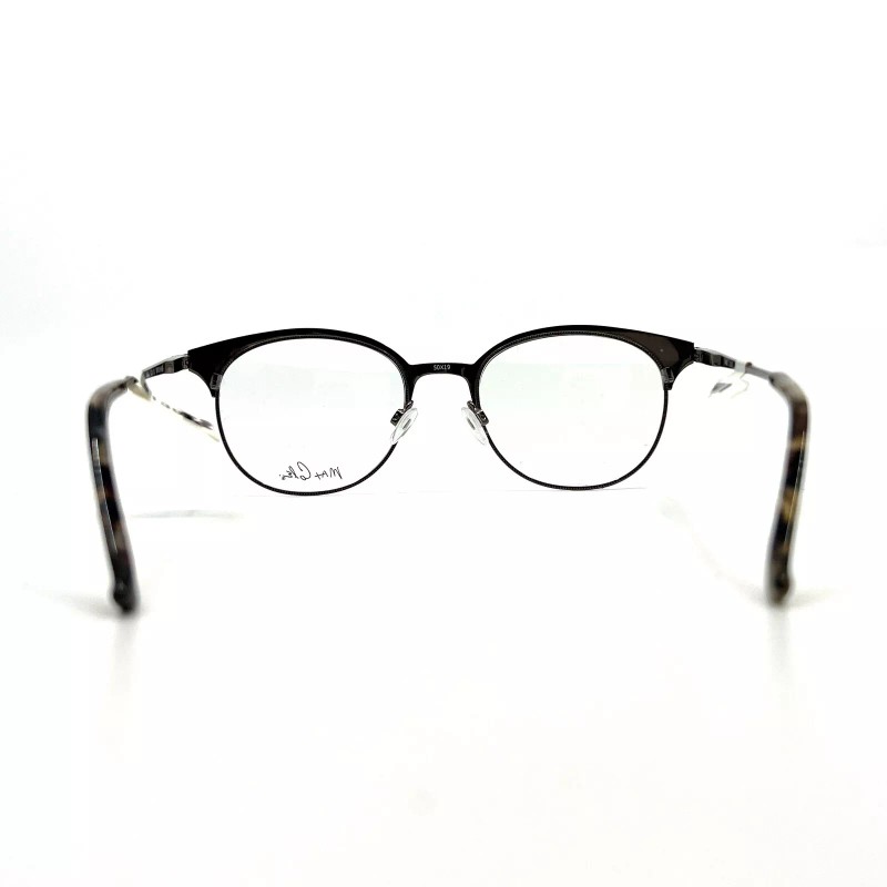 Max Cole MC 1518 COL 10 Eyeglasses Frames Brown Silver