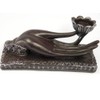 Porte bougie Main Mudra 21cm