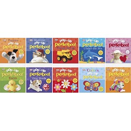 Gift Set Collection for Baby: Ten Pop-Up Peekaboo Books (10) Surprise Under Every Flap - Titles May Vary