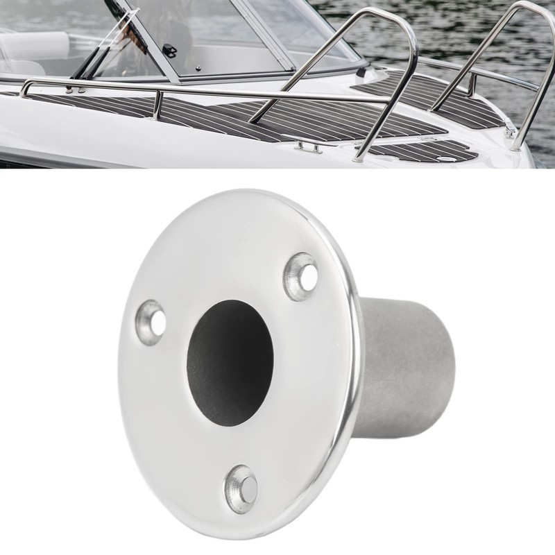 Boat Hand Rail Fitting, 25mm / 0.98in 90° Recessed Deck
