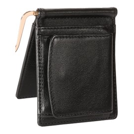 BLUE SINCERE Top Leather Craftsmanship Men's Wallet with Money Clip, Coin Pocket, Bifold, Tanned Genuine Leather, Simple, Large Capacity, Holds 8 Cards, Hidden Pocket, Comes with Gift Box / MC2