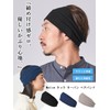 [カジュアルボックス] CHARM ターバン ヘアバンド Motion タック 洗顔 ヘッドバンド フリーサイズ ブラック