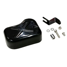 Kijima Honda 102-472 Motorcycle Parts Air Cleaner Duct Cover, FRP Black Gel Finish, CT125 Hunter Cub