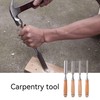 Sevender Gramwood Handle Chrome Vanadium Steel Chisel Carpenter Chisel 6/12/18/24mm