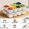 WETRBWEH Snack Box Container with Insulated Cooler Bag, Divided Serving