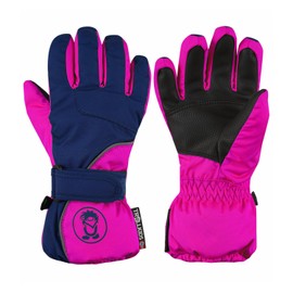 Trollkids Troll Finger Gloves Children's Waterproof - Marineblau / Magenta