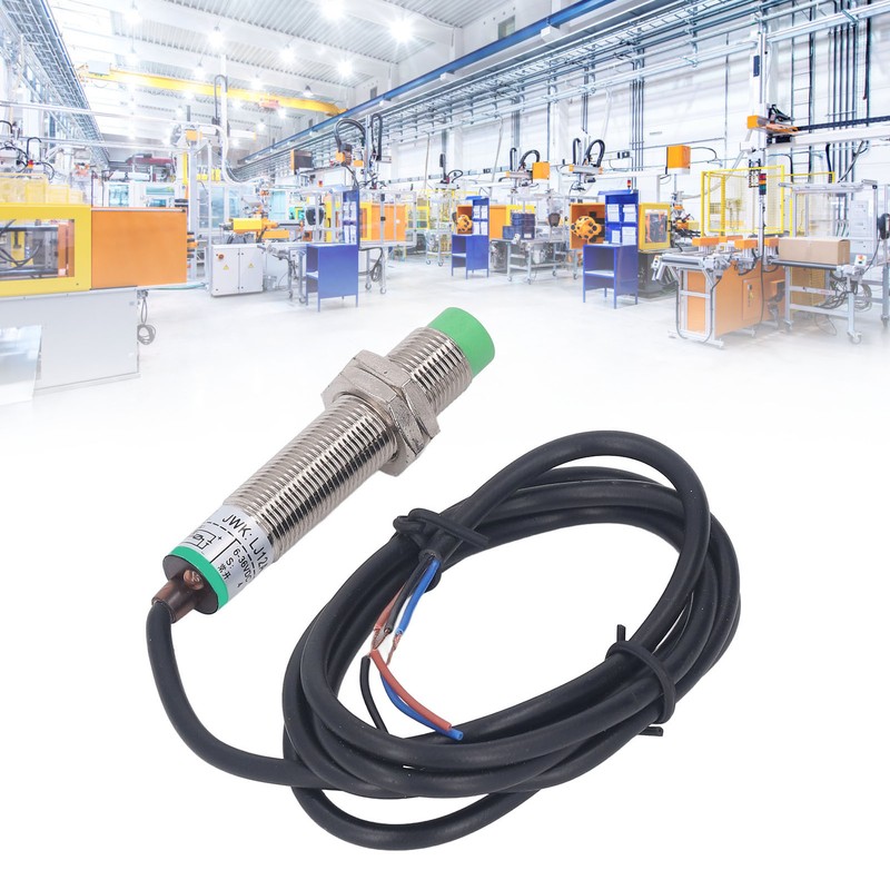 5PCS Inductive Proximity Switch M12 X 1 PNP IP65 Waterproof