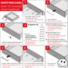 SOTECH SW111 BA Furniture Handles 160 mm Stainless Steel Look