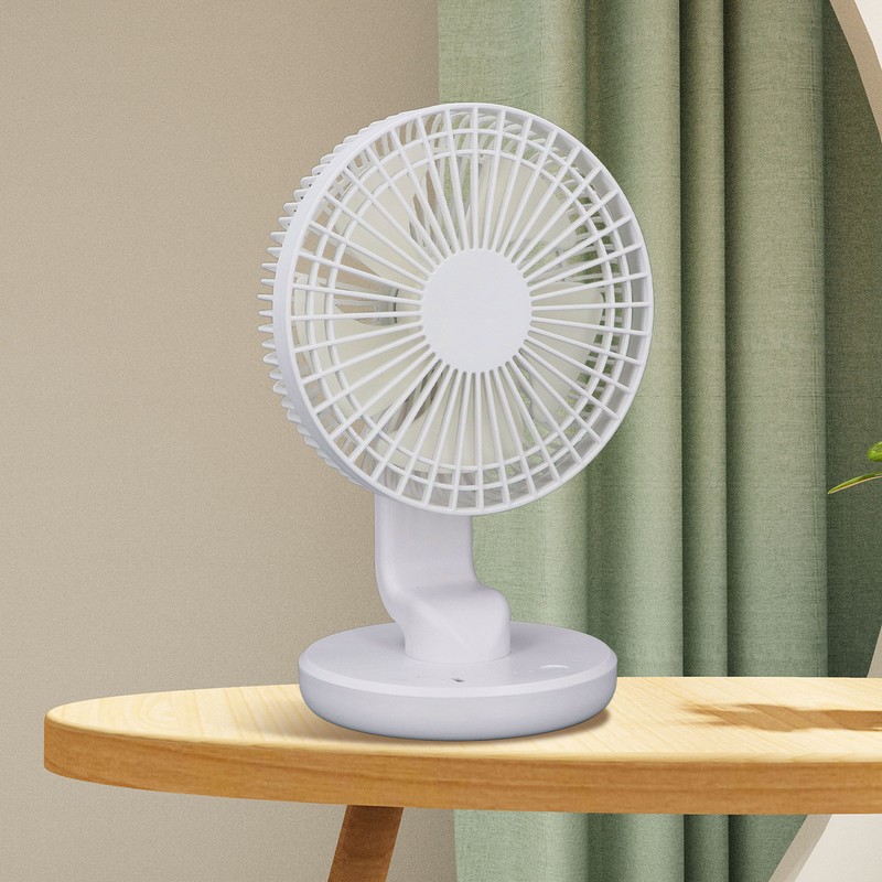Small Desktop Fan USB Charging Adjustable Wind Speed 30 Degrees