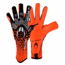 HO Soccer SSG KONTROL Knit Tech Goalkeeper Gloves, Unisex, Adult, Orange/Black, Size 11