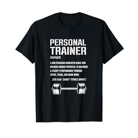 Funny Personal Trainer Definition Fitness Coach T-Shirt