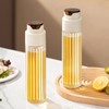 Automatic Opening & Closing Oil Bottle, Glass Oil Dispenser with