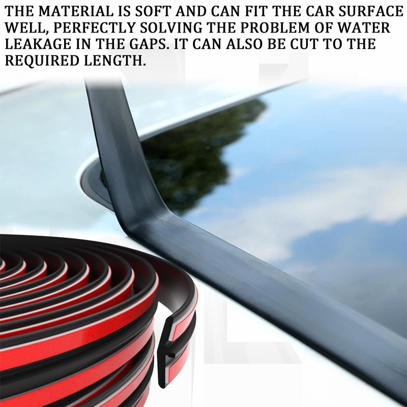 Sunroof Weather Stripping 14mm T Shape Car Window Seal Strip