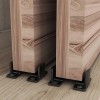 Ccjh 1Pack Sliding Barn Door Hardware Floor Guide for Barn