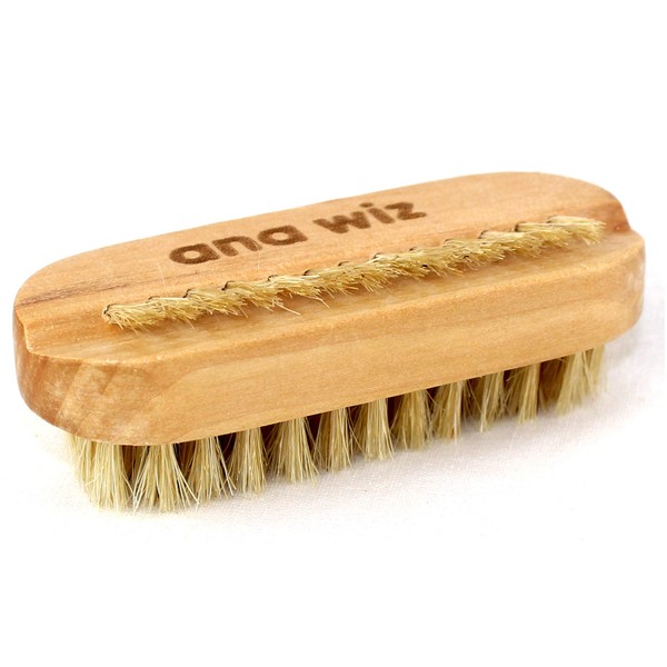 Wooden Nail Brush, Natural Bristles