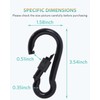 SEPWIK Carabiner Clips, 316 Stainless Steel Carabiner Clip, Heavy Duty