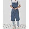 Tobyan - Delantal de algodón suave, unisex, ajustable, con 5