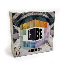 Greater Than Games | The Cube: Area 51 | Strategy Board Game | Tile Placement and Area Control | 2 to 4 Players | 45 Minutes | Ages 14+