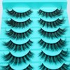 Emotao False Eyelashes Natural Cat Eye Lashes Lightweight 10 Pairs