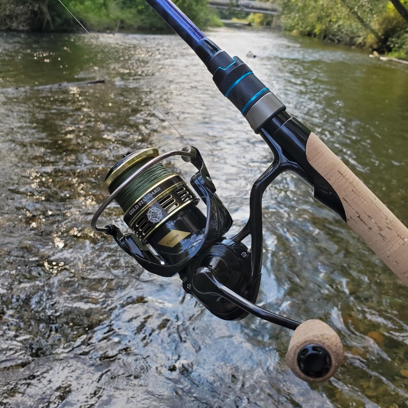 BC Reel Co. Gold Standard Spinning Reel, Freshwater Saltwater Spinning