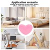 1 Pcs Pink Heart Decorative Pillow, Heart Shaped Cushion for