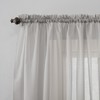 No. 918 Emily Sheer Voile Rod Pocket Curtain Panel, 59"