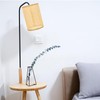 Angoily Rattan Drum Lampshade Replacement E27-E14 Barrel Lampshade Snap On