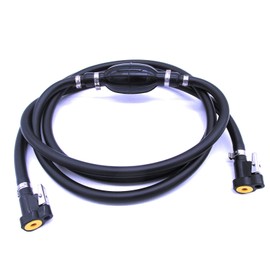 Boat Engine 0766489 766489 5008609 Fuel Line Assembly with Hose & Bulb for Johnson Evinrude OMC Outboard, Length 8ft/2.44m, Inner 5/16in/8mm, fits Sierra 18-8009S-1 18-8009S 18-8009EP-2 18-8009EP-1