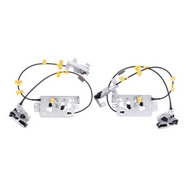 NewYall Pair Rear Door Lock Latch Actuator and Cable Assembly for Ford F-150 2004-2008 Upper and Lower Left and Right Side 8L3Z-18264A00-B 6L3Z-18264A00-B 6L3Z-18264A01-B 8L3Z-18264A01-B