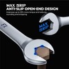 toolant Max Grip 15pcs Professional Metric Combination Wrench Set with