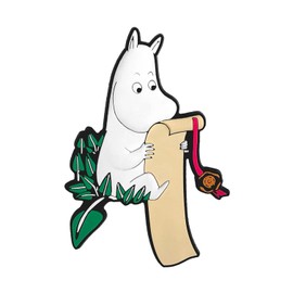 Toyo Case Magnetic Hook Moomin Series Moomin (Letter) Size: Approx. 3.5 x 0.3 x 4.3 inches (9 x 0.8 x 11.1 cm)