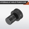sourcing map Hydraulic Hole Punch Die Φ14×20mm Slot Hole 40Cr