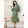 Lovasy Waffle Dressing Gowns for Women UK Lightweight Spa &