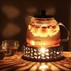 Ecooe tea light teapot warmer, coffee pot warmer made of