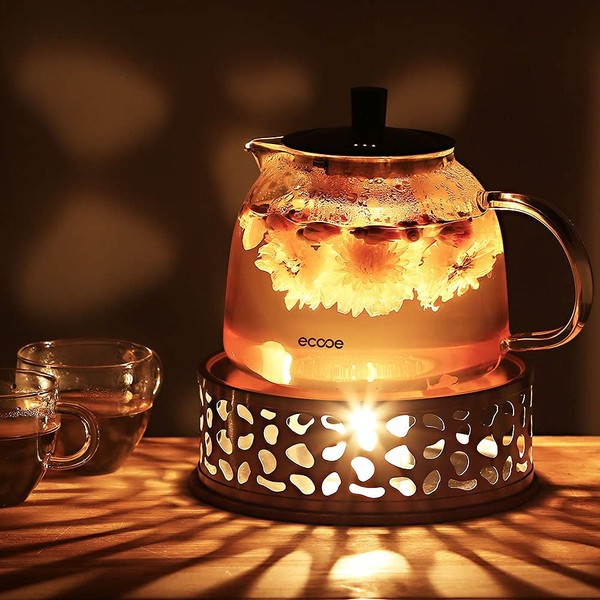 Ecooe tea light teapot warmer, coffee pot warmer made of