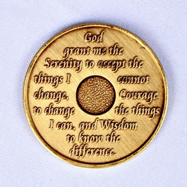 SET OF 5 MEDT AA Recovery Medallions YEARS 1, 2, 3, 4, 5 All 5 Anniversary / Birthday Coins Commemorative