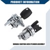 Hihaha Ignition Lock Cylinder with Keys for Ford Fiesta 2011-2019