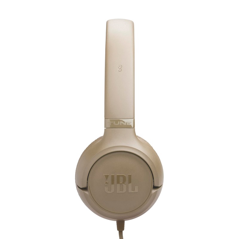JBL Tune 530 C, Wired On Ear Headphones, Beige